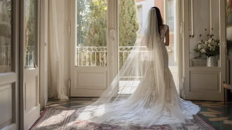 lauraartemis089_Beautiful_bride_trying_on_a_wedding_dress_in_a__4f393324-1449-4487-8739-bfbe7f0ce451 Alquiler de vestidos de novia en Madrid